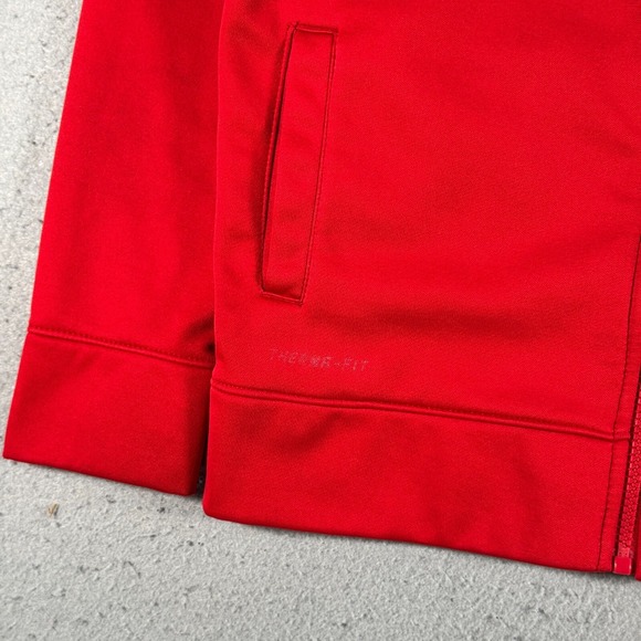 Nike SB Hoodie Sweatshirt Youth Large Red Therma Fit Logo Skateboard Sportswear - Picture 9 of 12